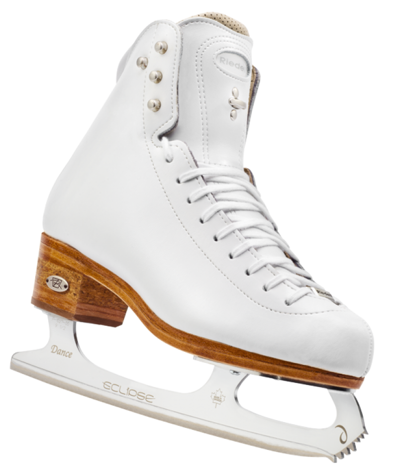 أحذية التزلج على الجليد الأبيض تحميل صورة PNG شفافة