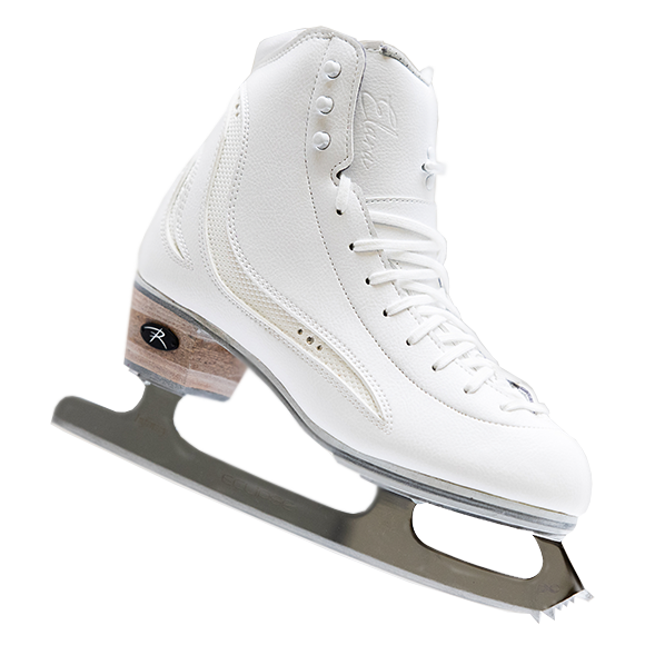 Chaussures de patinage de glace blanche Image PNG GRATUITE