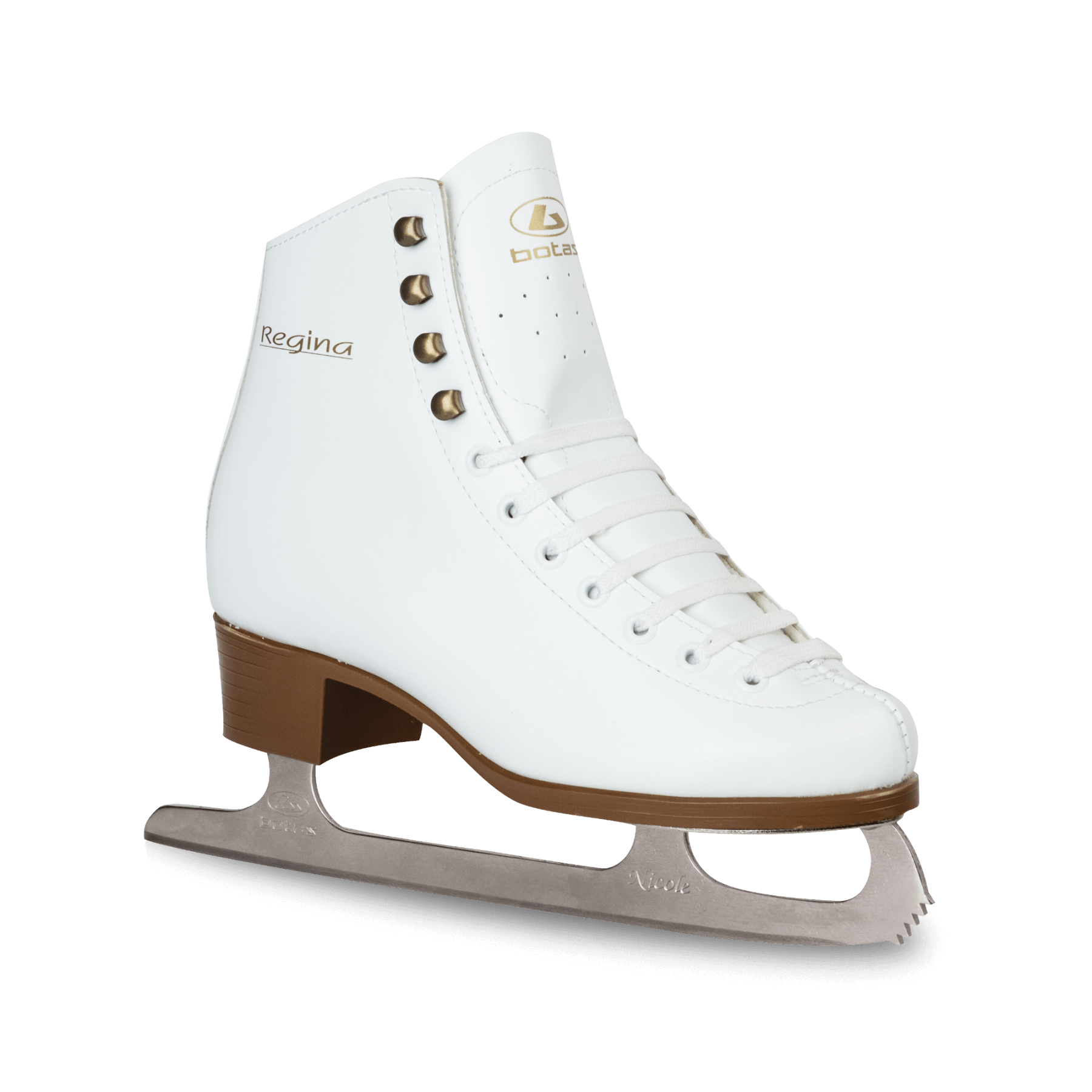 Chaussures de patinage de glace blanche PNG Image