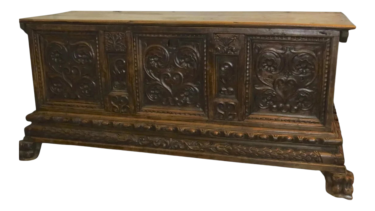 Wooden Cassone PNG High-Quality Image