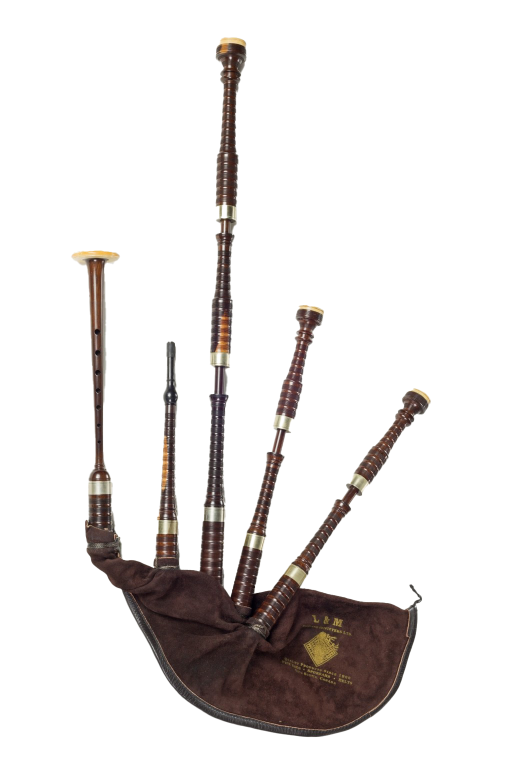 Woodwind Bagpipes Instrument PNG Image