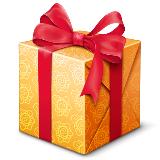 Wrapped Christmas Gift PNG Download Afbeelding