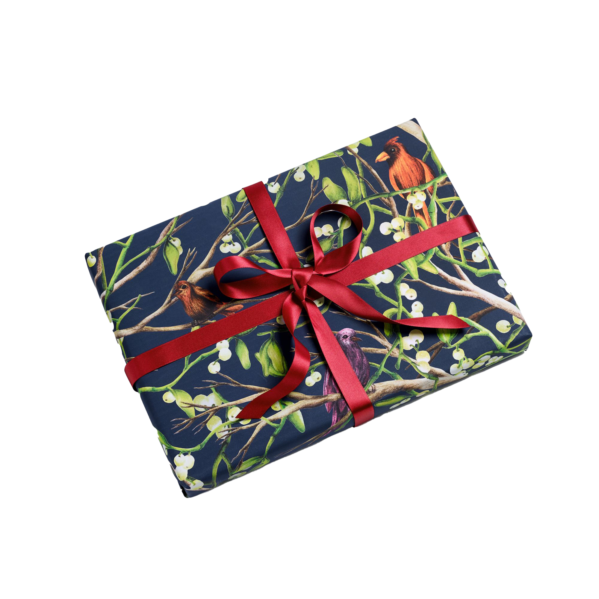 Wrapped Christmas Gift PNG Image Background