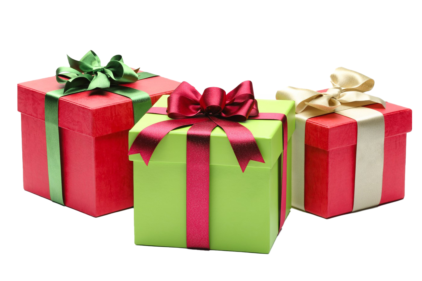 Wrapped Christmas Gift PNG Transparent Image
