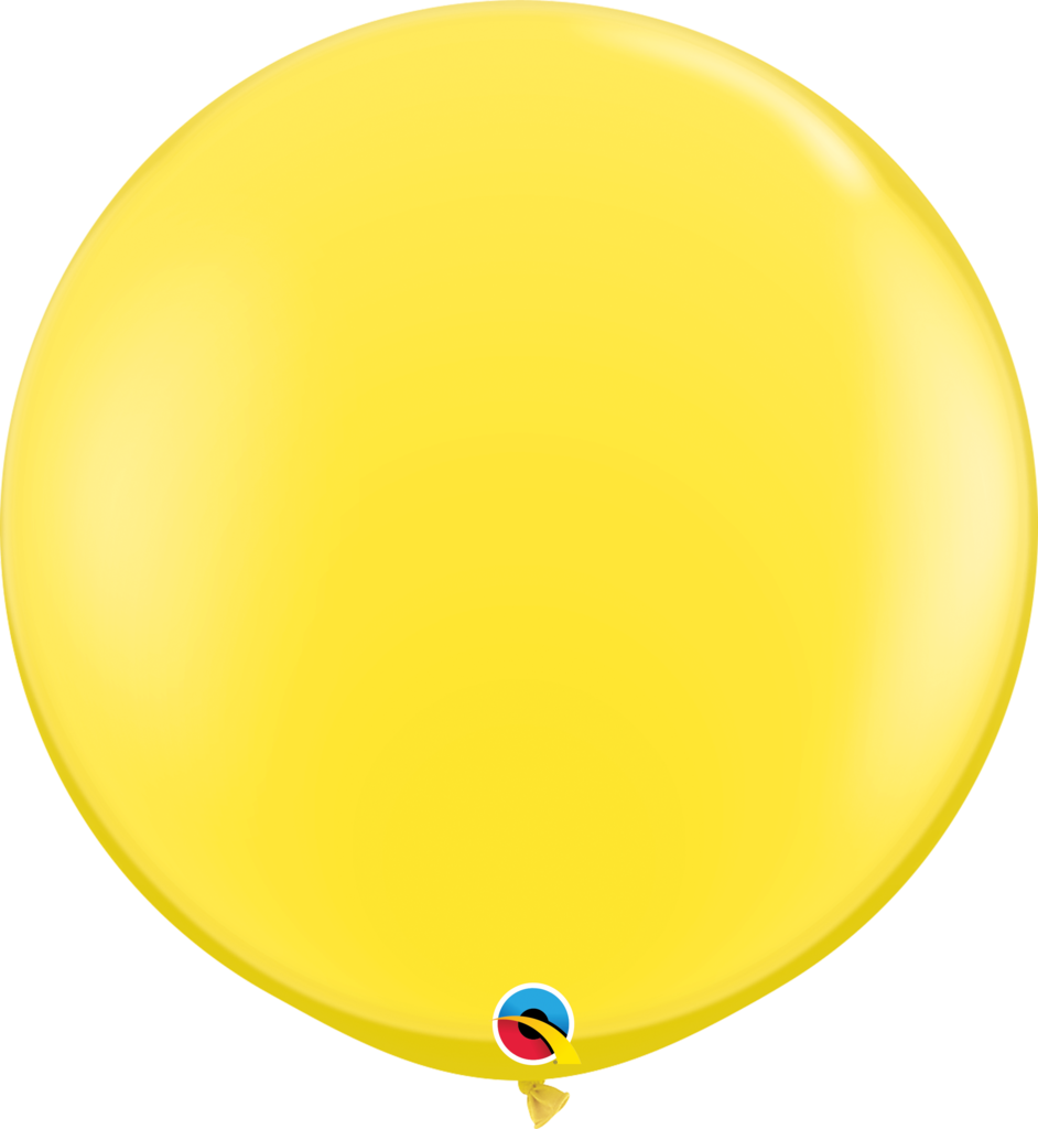 Yellow Balloon PNG High-Quality Image