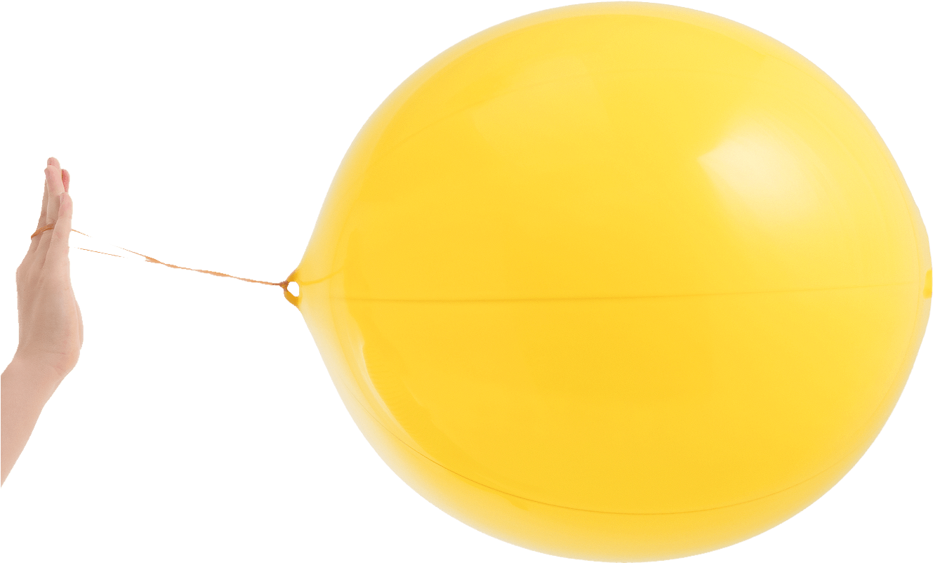 Gele ballon PNG Pic