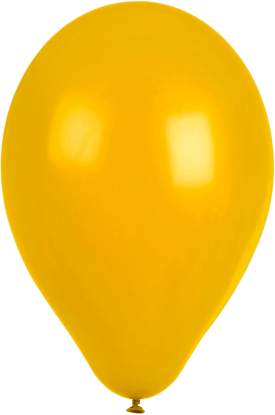 Gele ballon PNG Foto