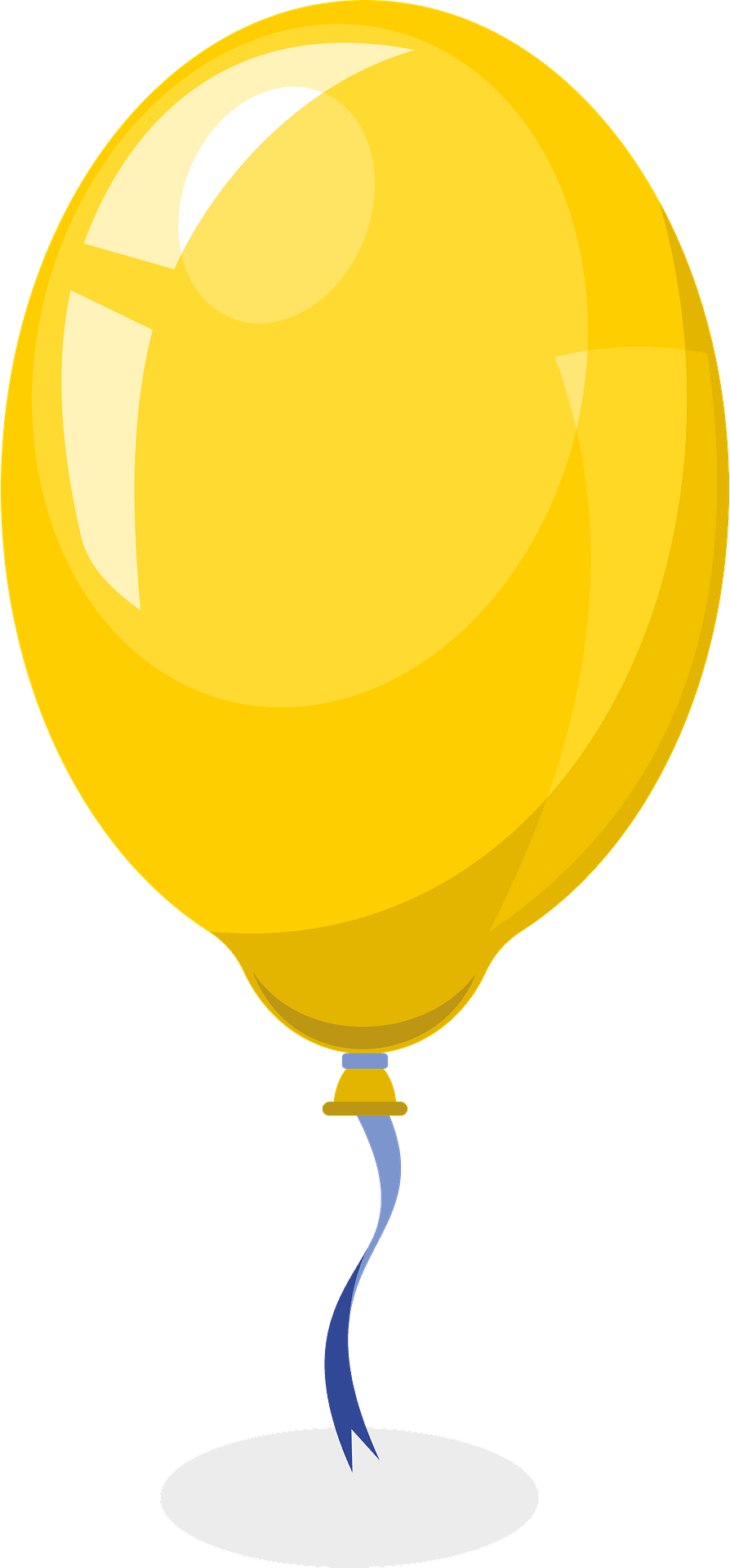 Gele ballon Transparante Afbeeldingen