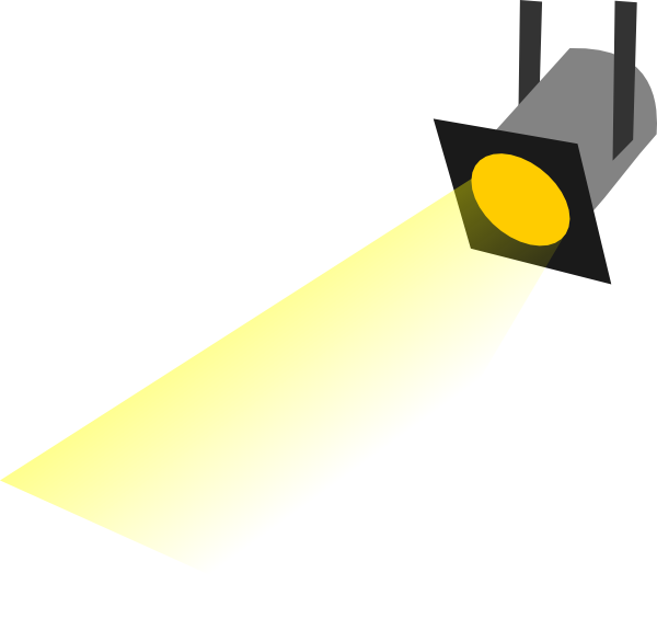 Image Transparente discothèque de faisceau de lumière jaune