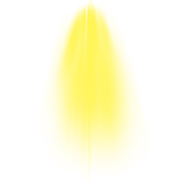 Imagen de fondo de PNG de haz de luz amarilla