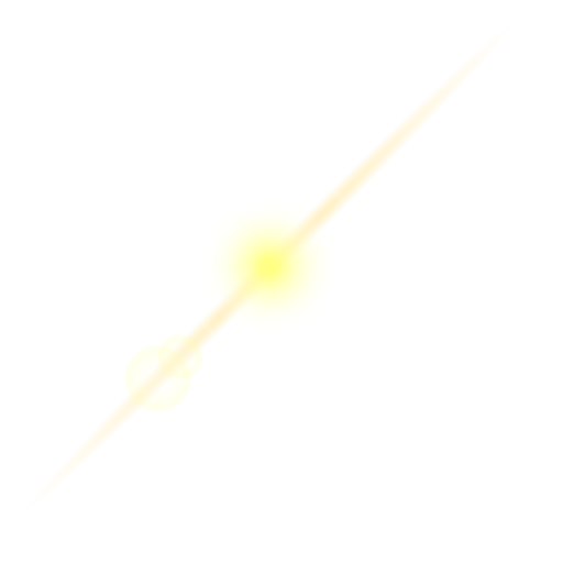 Image PNG de faisceau de lumière jaune