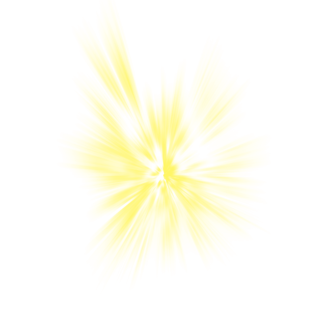 Yellow Light Beam Transparent Background PNG