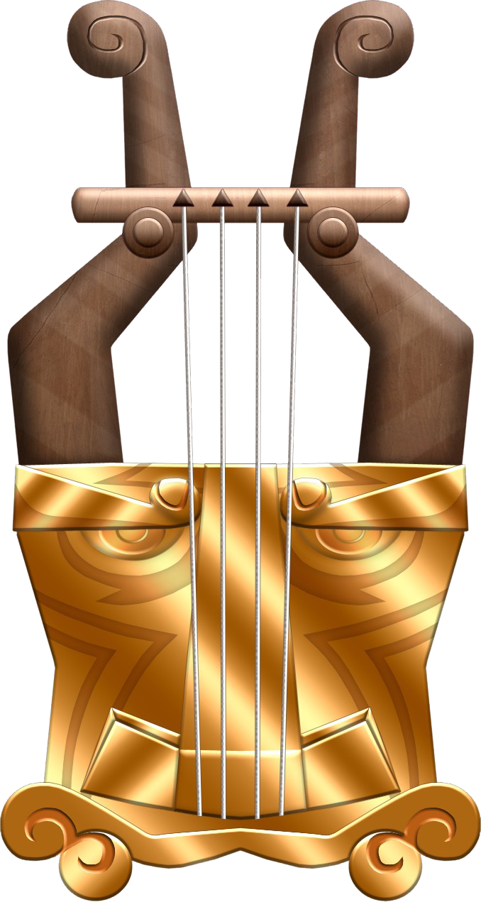 Zelda Harp Instrument PNG descargar imagen