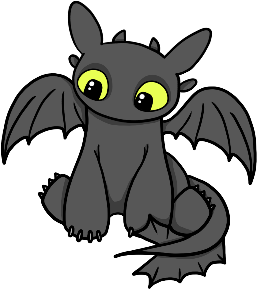 Anime Toothless PNG Image Background