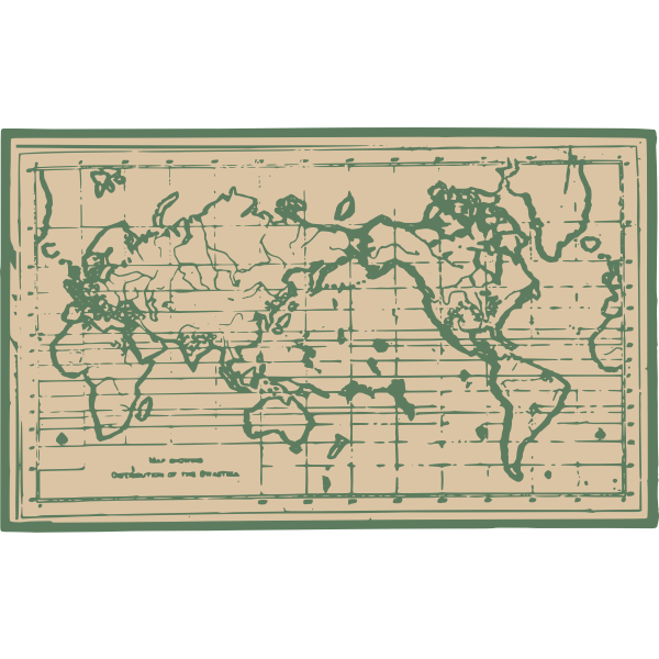 Antique Map World PNG