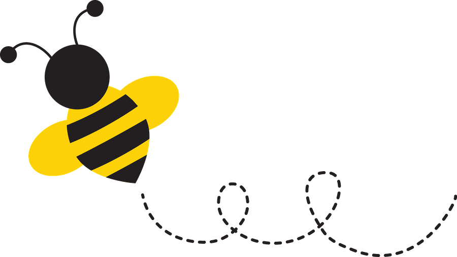 Bee trail pad PNG geen achtergrond
