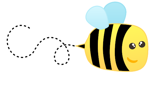 Bee trail pad PNG Transparante Afbeeldingen
