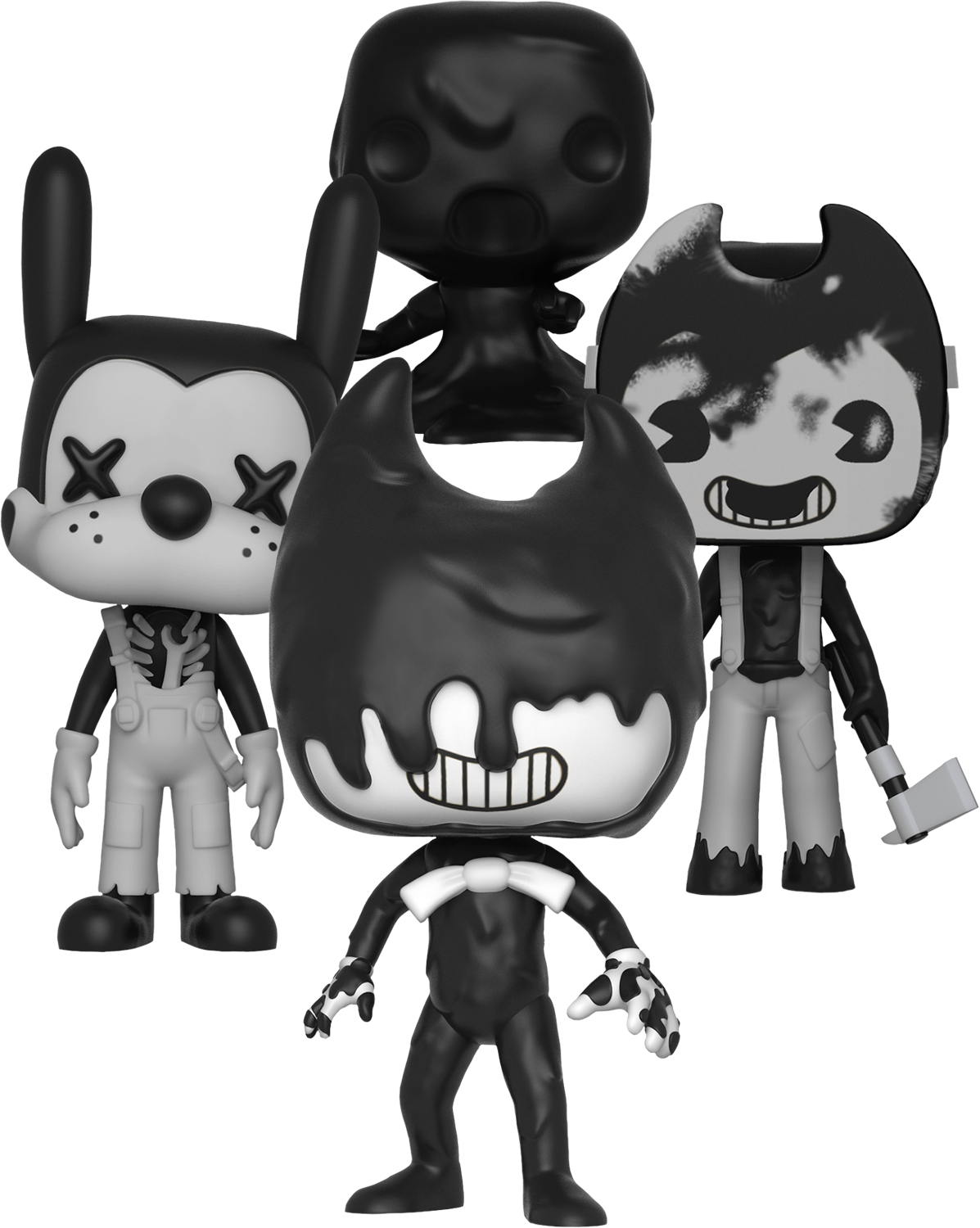 Bendy Characters PNG HD Quality