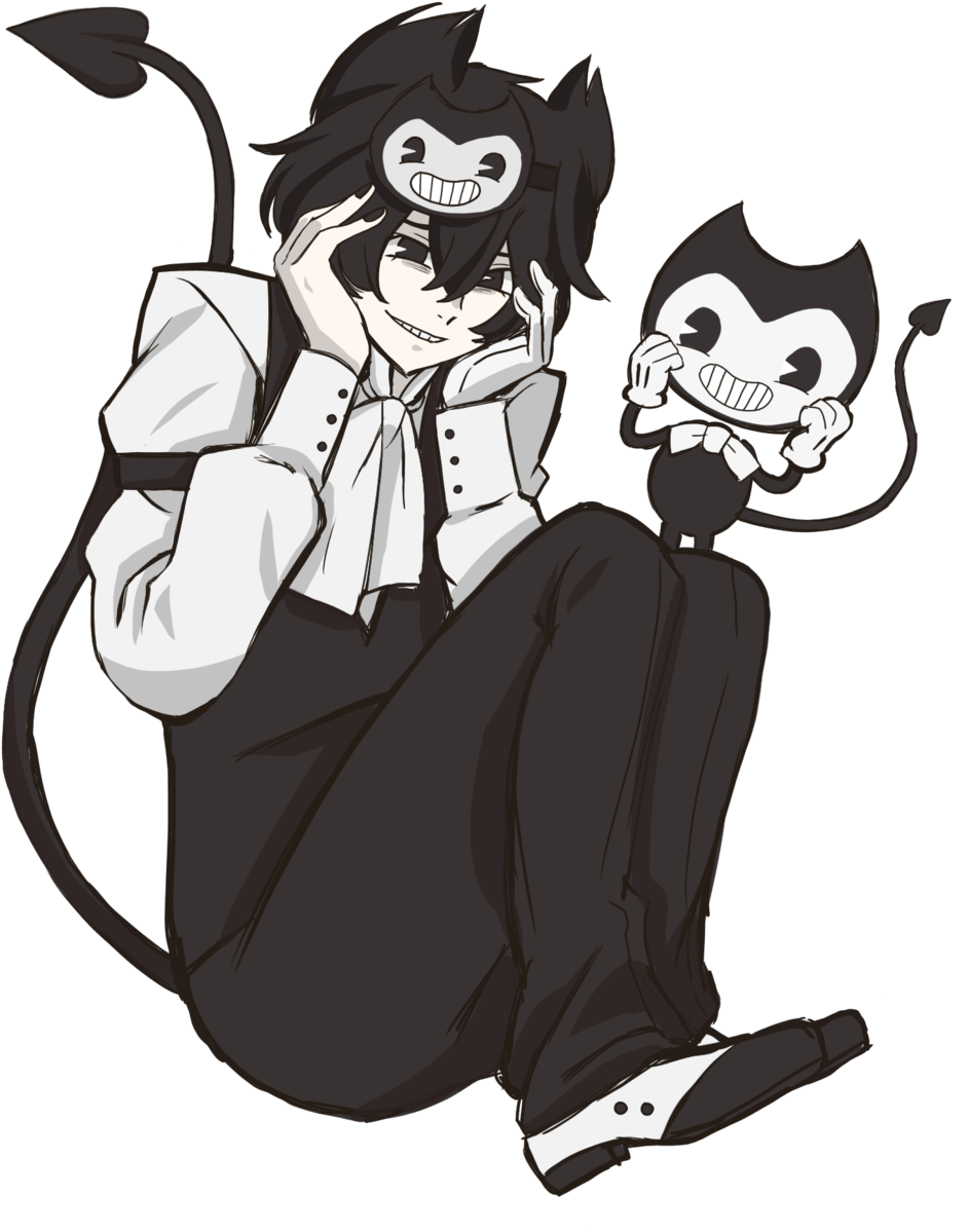 Bendy Characters PNG Pic Background