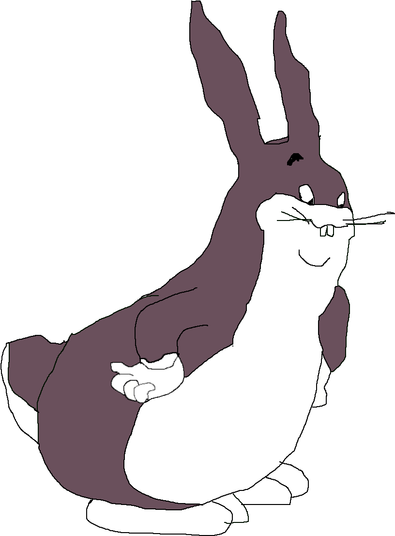 Big Chungus Bunny PNG Download Image