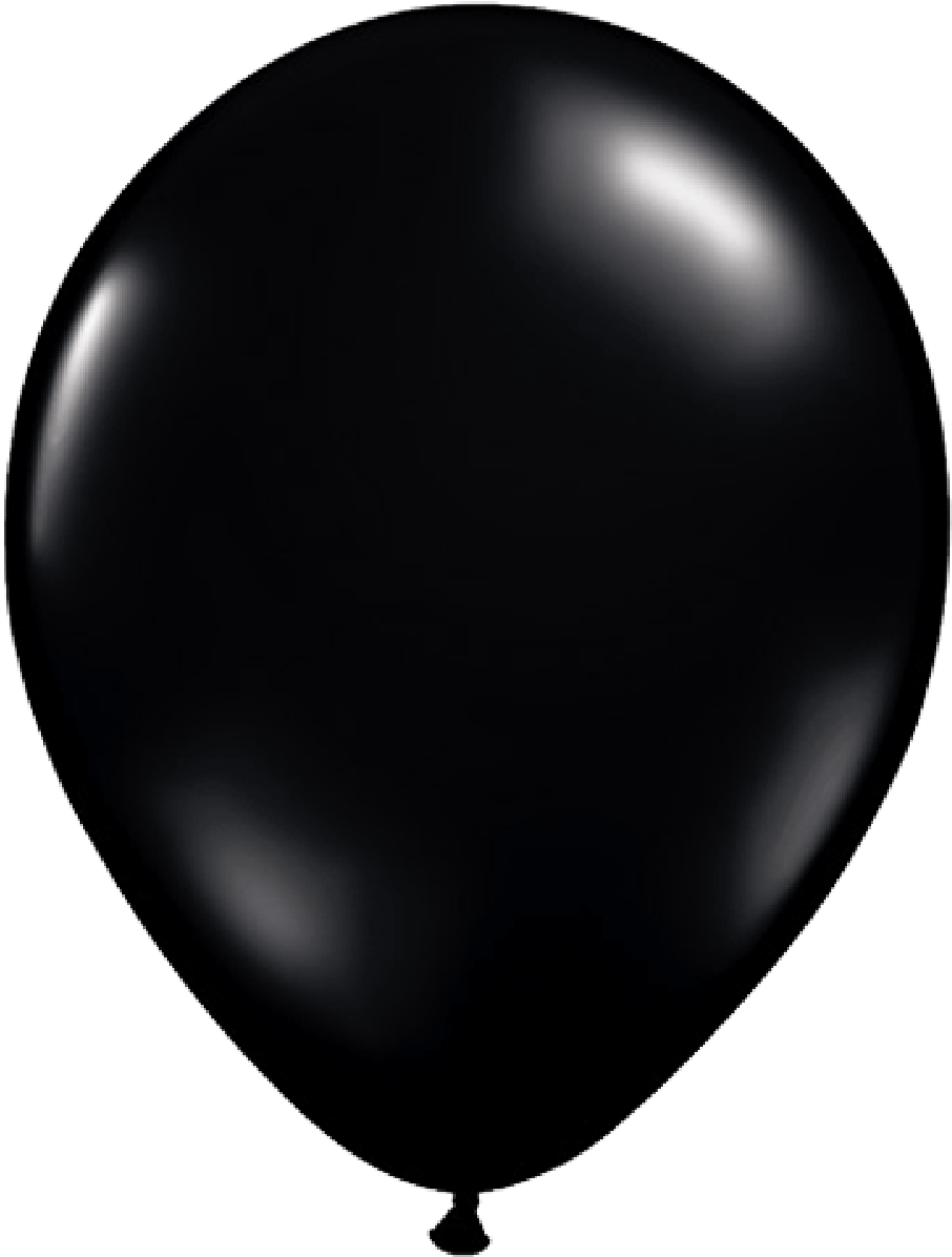 День рождения черный воздушный шар PNG HD качество