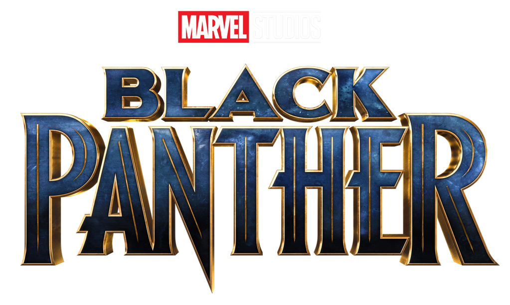 Black Panther logo PNG Transparante achtergrond