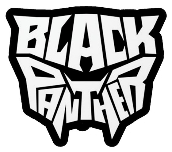 Black Panther Logo PNG transparent Foto