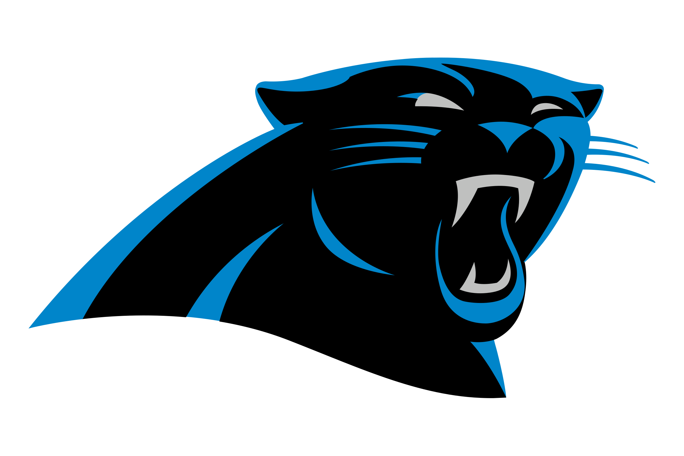 Черная пантера логотип PNG прозрачный
