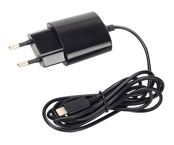 Black Travel Charger PNG Photo