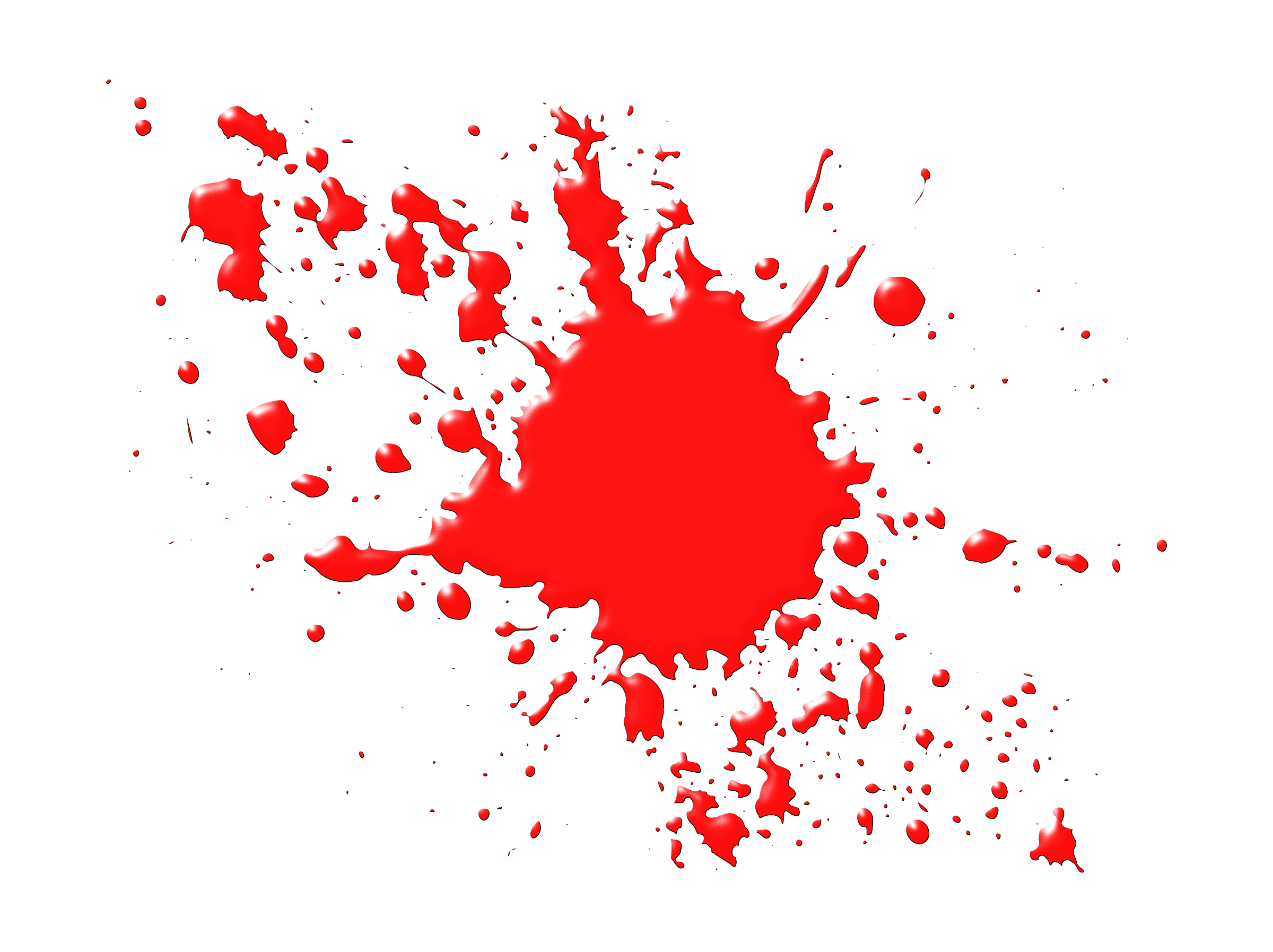 Blood Splatter PNG Transparent Background