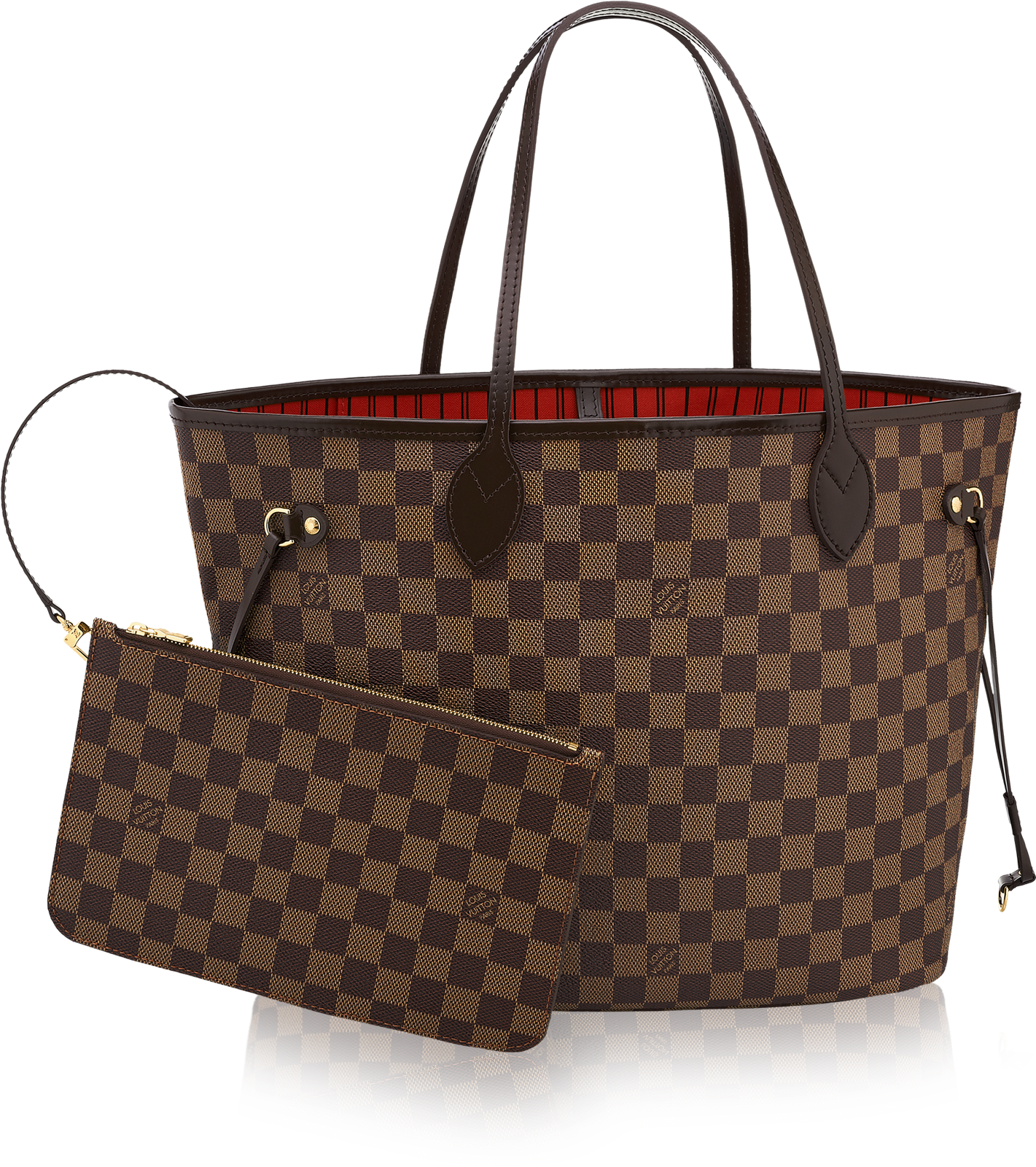 Brown Louis Vuitton Purse PNG Image Background
