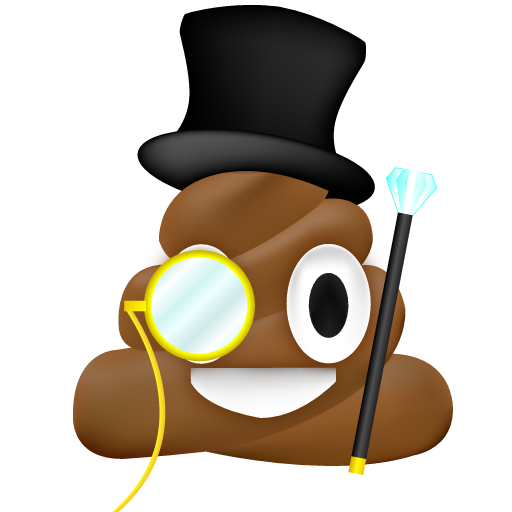 Brown Poop Emoji PNG Background Image