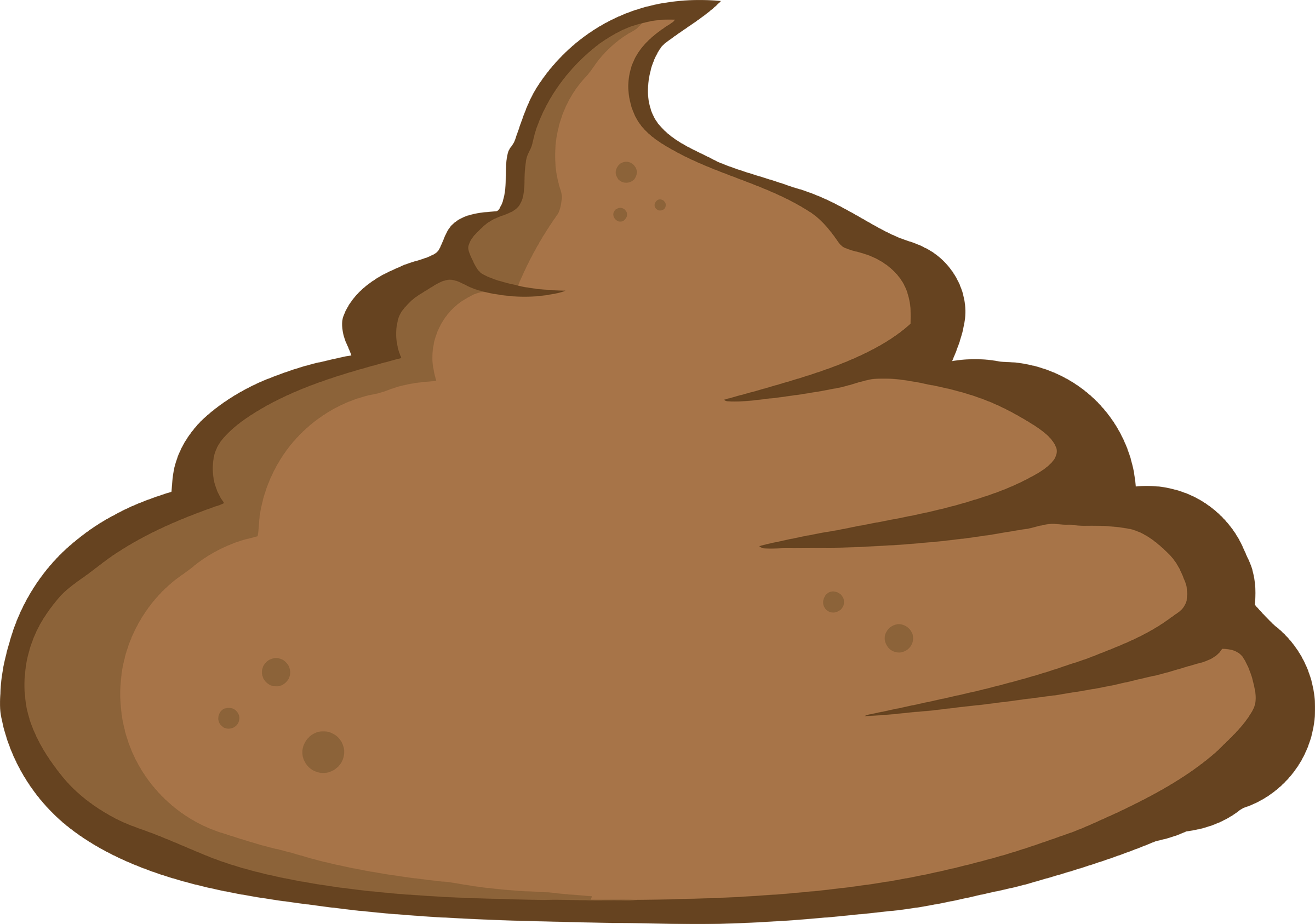 Imagem de alta qualidade emoji PNG do cocô marrom