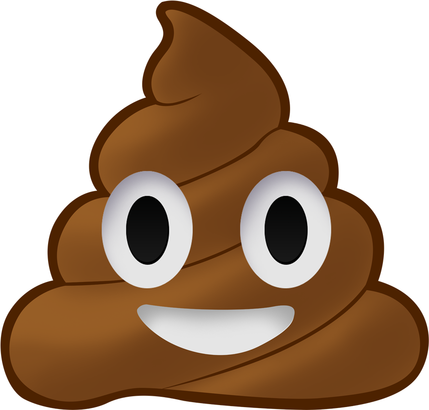 Coklat Poop Emoji PNG Gambar