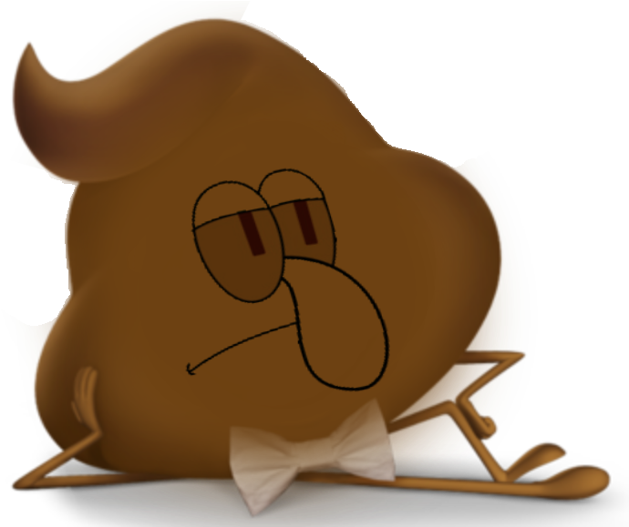 Brown Poop Emoji PNG Transparent Image