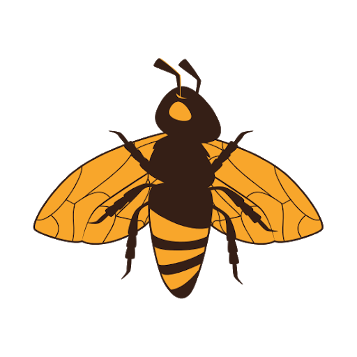 Bumble Bee Trail PNG Transparent Background
