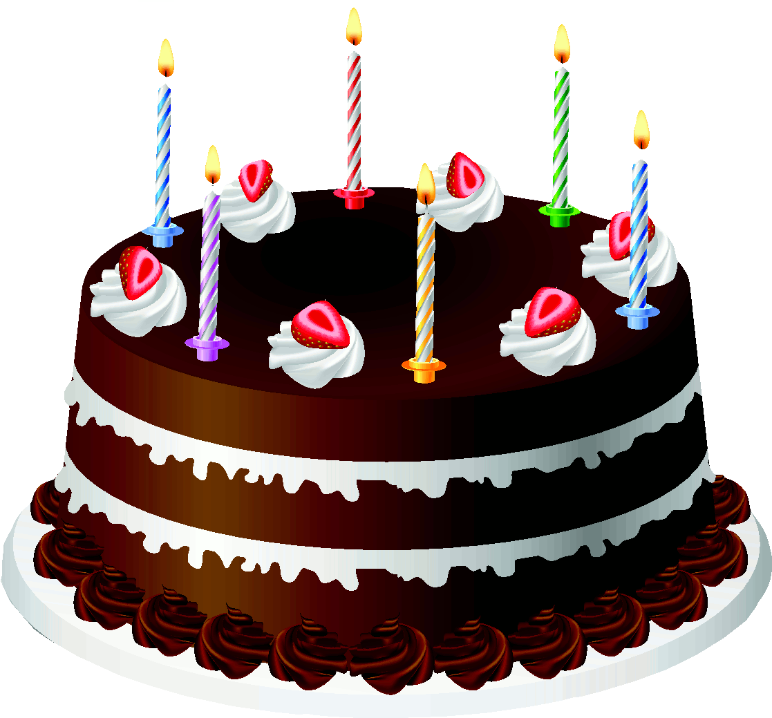 Chocolate Birthday Cake PNG HD Quality