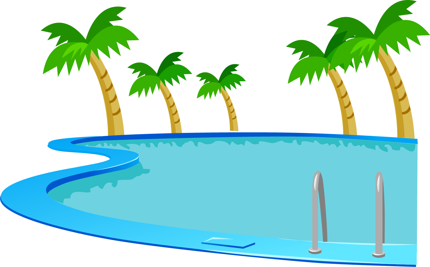 Commercial Swimming Pool PNG High-Quality Image