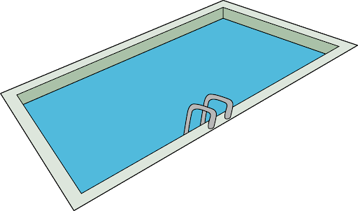 Commercial Swimming Pool Transparent