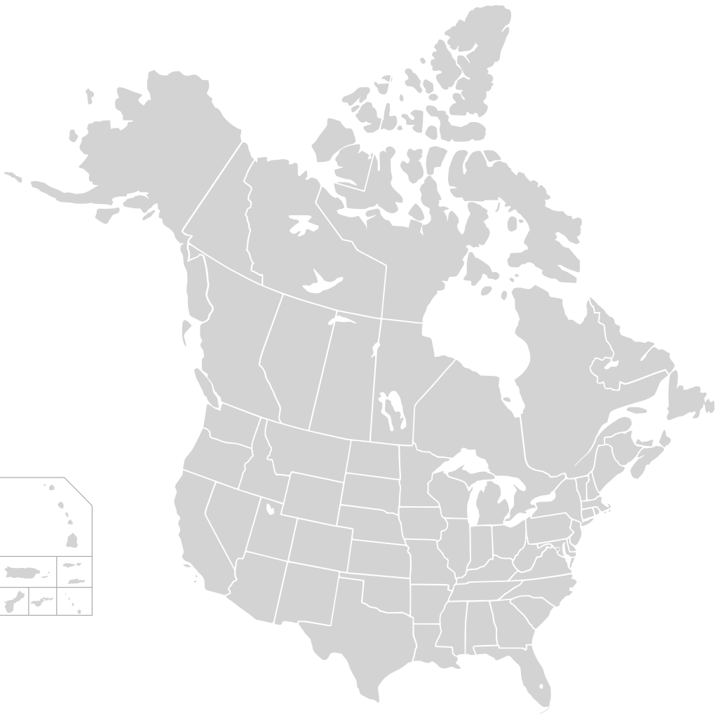 Continental Amerika Serikat Peta PNG Gambar Latar Belakang