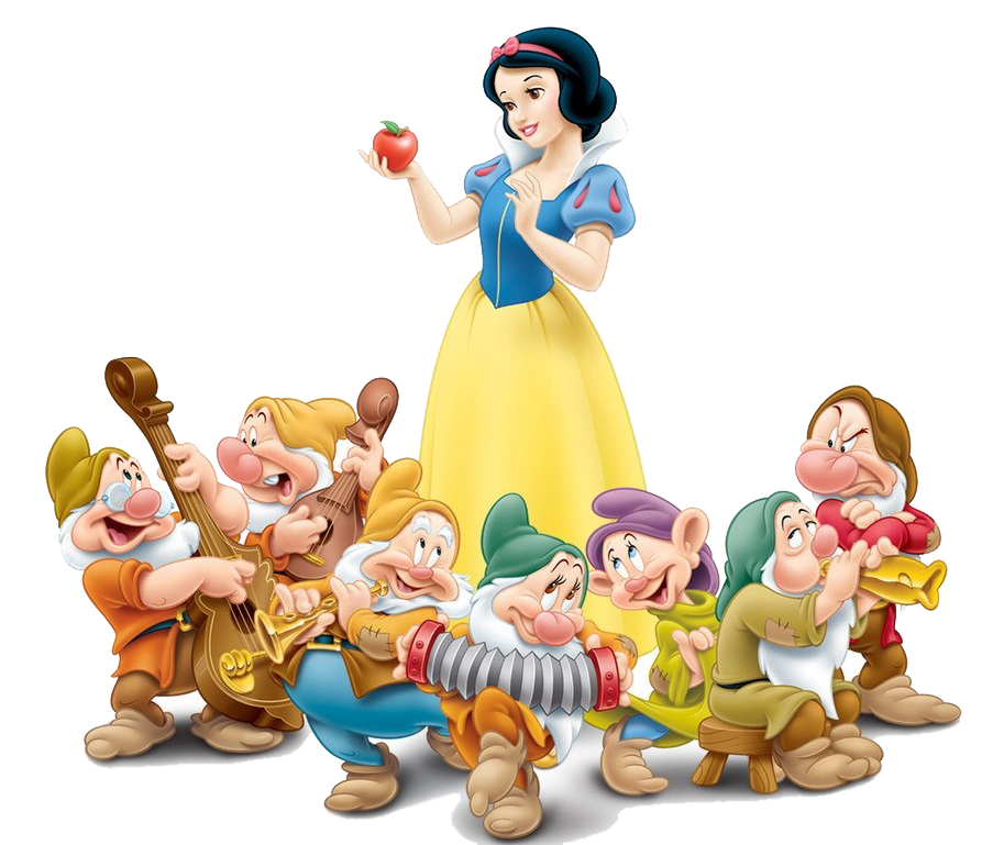 Disney Snow White And The Seven Dwarfs PNG Picture.