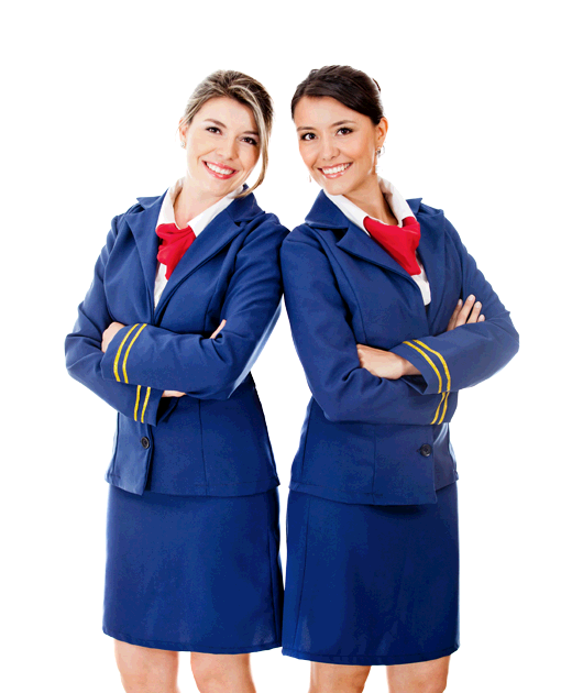 Flight Stewardess Gratis PNG-Afbeelding