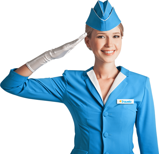 Flight Stewardess PNG Background Image