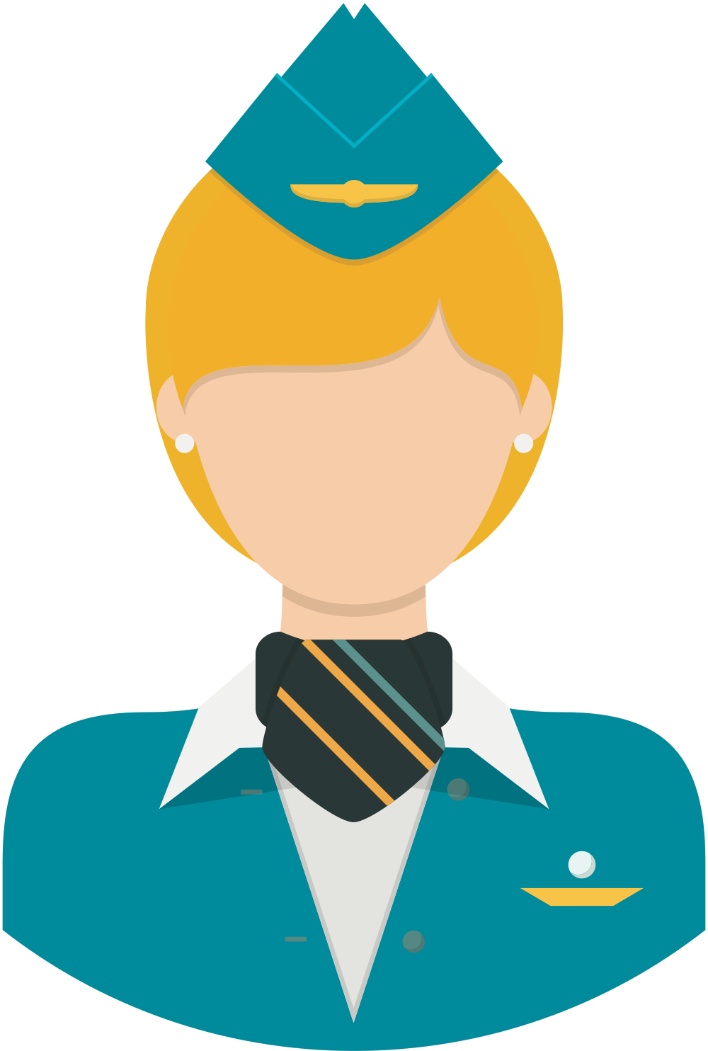 Flight Stewardess PNG Download Image