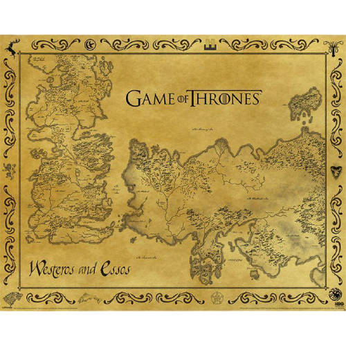 Game of Thrones Mappa antica PNG