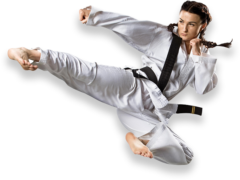 Girl Taekwondo PNG Image Background