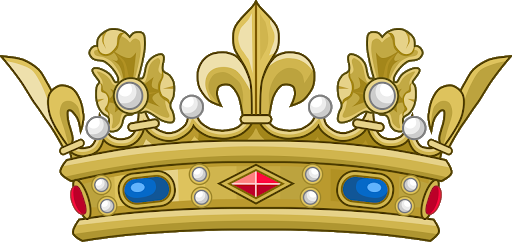 Golden Prince Crown PNG Background Image