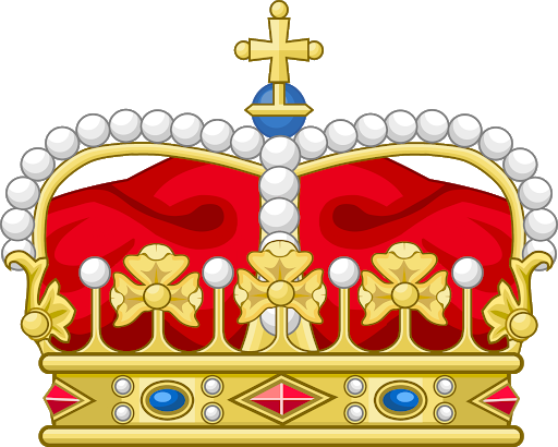 Imagen de oro de la corona del príncipe dorado fondo Transparente