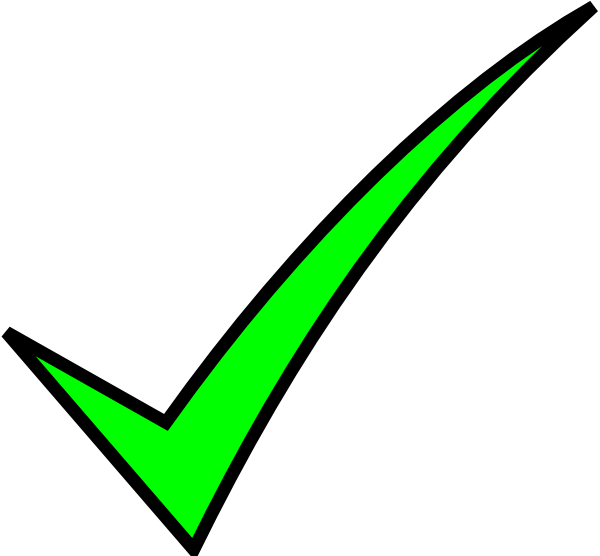 Green Check Mark PNG High-Quality Image