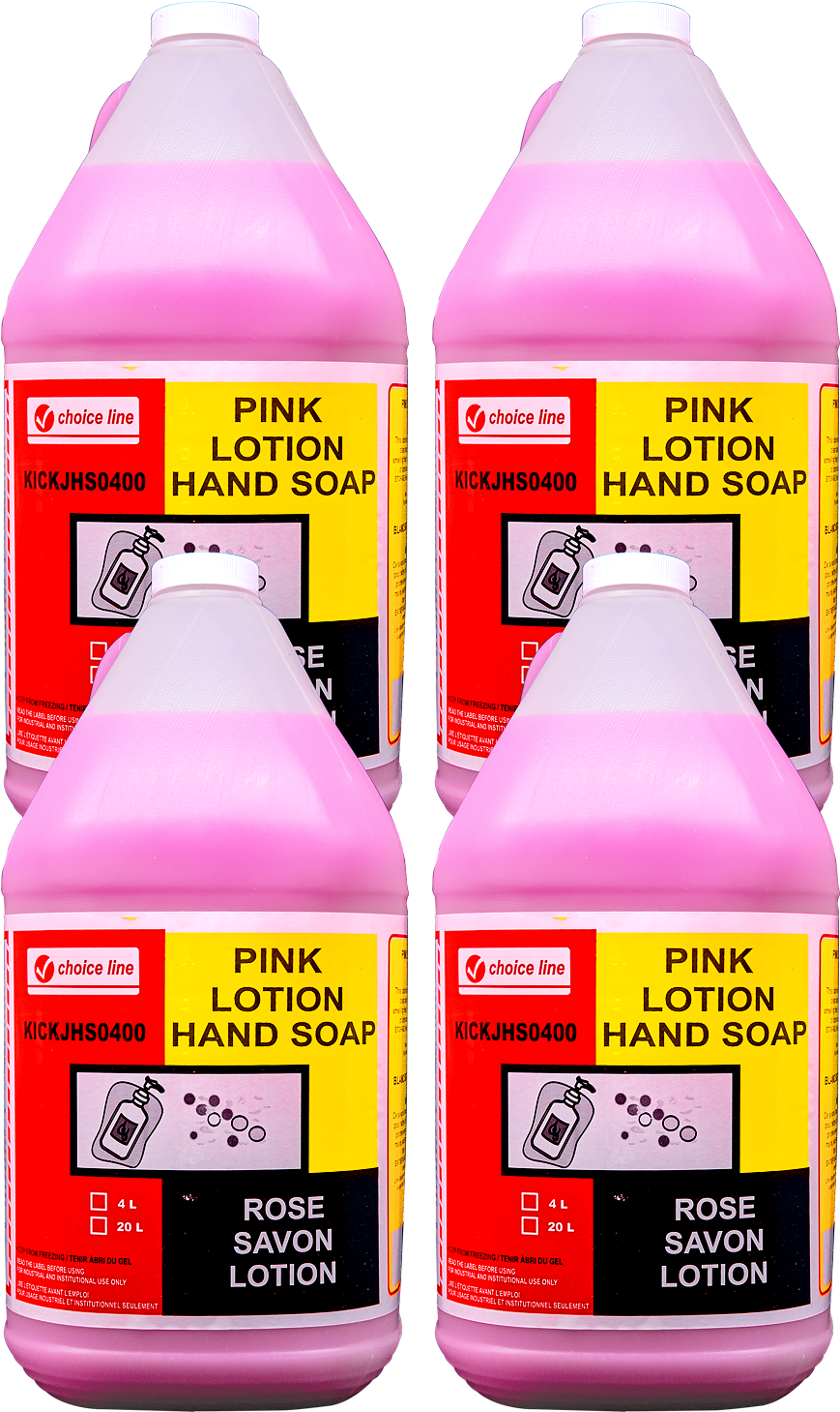 Handmade Pink Hand Wash PNG Gambar